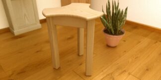 Hocker Sitzhocker aus Holz, Hartholz, Esche, stabil, geölt NEU