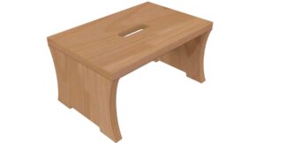 Hocker Schemel aus Holz, Hartholz, Buche , stabil und kippelsicher, geölt NEU