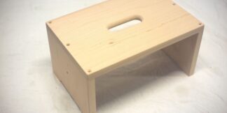 Hocker Schemel aus Buche, stabil,kippelsicher, unbehandelt NEU