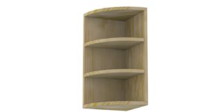 Eckregal, Regal, aus Holz Kiefer massiv und stabil NEU