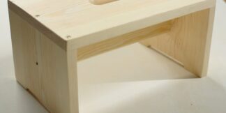 Hocker Schemel aus Kiefer, stabil,kippelsicher, unbehandelt NEU