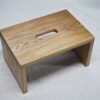 Hocker Schemel aus Holz, Hartholz, Eiche, stabil und kippelsicher, geölt NEU