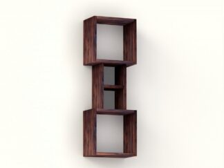 Wandregal Bücherregal "Säule" aus Nußbaum (abgebildet) oder andere Holzarten NEU