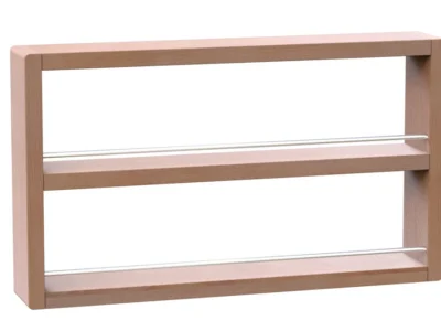 Hängendes Gewürzregal "Modern 2" aus Holz und Aluminium