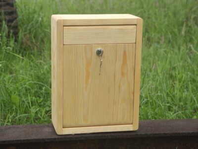 Briefkasten "Nicole" aus Massivholz Kiefer, Leinöl behandelt NEU
